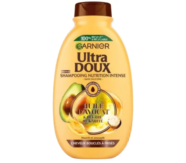 Ultra Doux Avocat et Beurre de Karité Shampooing à l'Huile d'Avocat et Beurre de Karité