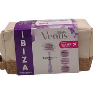 Gillette Venus Edition Limit Extra Smooth Sensitive, Coffret Rasoir + Lame + Trousse Beauté