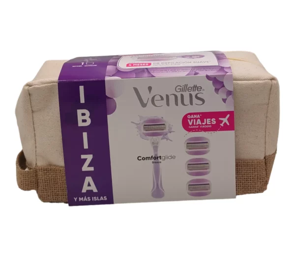 Gillette Venus Edition Limit Extra Smooth Sensitive, Coffret Rasoir + Lame + Trousse Beauté