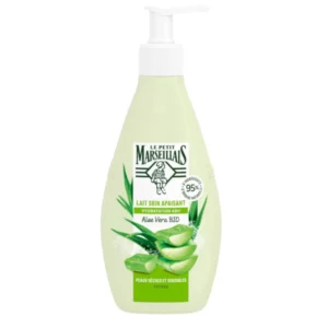 Le Petit Marseillais Lait Corps Hydratant à l'Aloe Vera pour Peaux Sèches Bio 400 ml