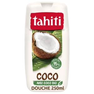 TAHITI - Gel douche Tahiti Coco Nourrissante - pH Neutre - Enrichi d'agent hydratant - Flacon de 250 ml