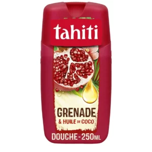 TAHITI - Gel Douche Tahiti Grenade & Huile de Coco - Formule à Base d'Ingrédients d'Origine Naturelle 250ml