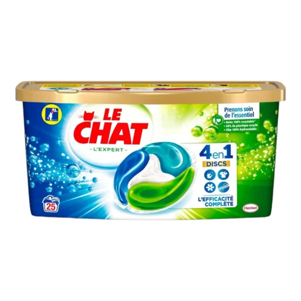 Le Chat Discs L'Expert – en Capsule , Non parfumé 25 Lavages